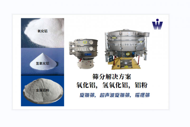 氧化鋁、氫氧化鋁、金屬鋁粉篩分案例